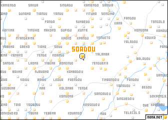 map of Soadou