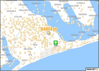map of Soagédé