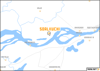 map of Soalkuchi