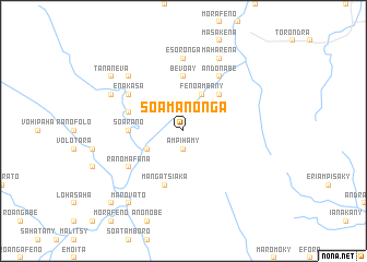 map of Soamanonga