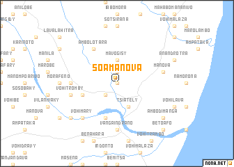 map of Soamanova