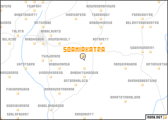 map of Soamiakatra