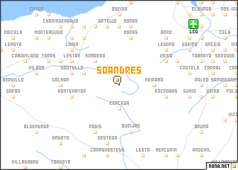 map of Soandres