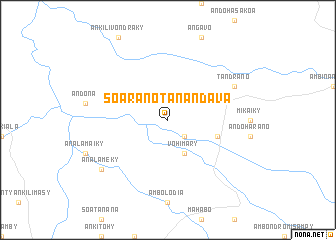 map of Soarano-Tanandava