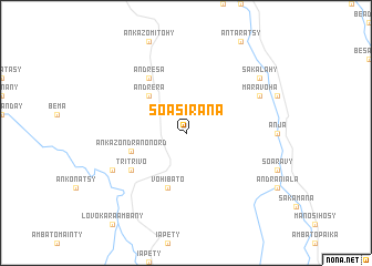 map of Soasirana