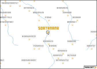 map of Soatanana