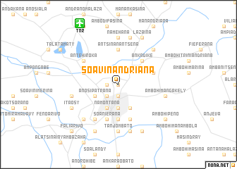 map of Soavinandriana