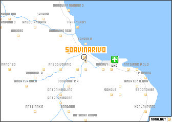 map of Soavinarivo