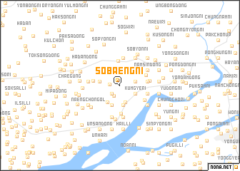 map of Sŏbaeng-ni