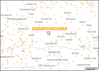 map of Sobdār Khān Khosa