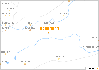 map of Soberana