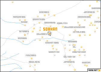 map of Sobḩān