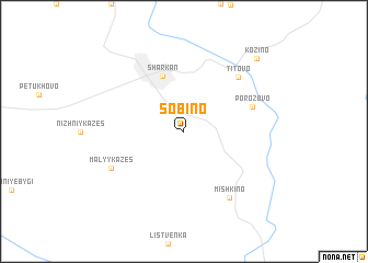 map of Sobino