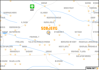 map of Søbjerg