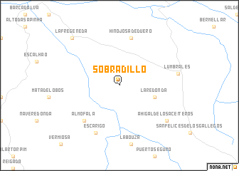 map of Sobradillo