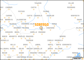 map of Sobrado