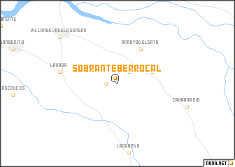 map of Sobrante Berrocal