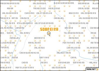 map of Sobreira