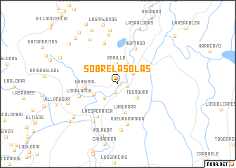 map of Sobre Las Olas