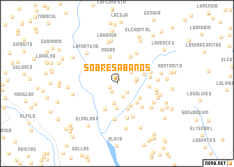map of Sobresábanos