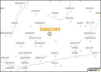 map of Söbüçimen