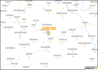 map of Sŏbyŏn