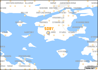 map of Søby