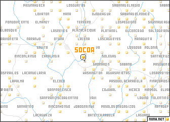 map of Socoa