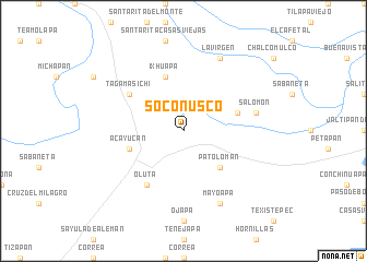 map of Soconusco