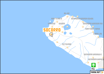 map of Socorro