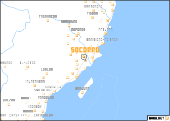 map of Socorro
