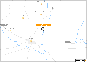 map of Soda Springs