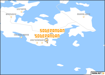 map of Söderändan
