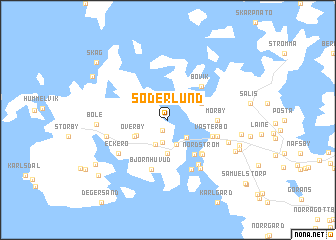 map of Söderlund