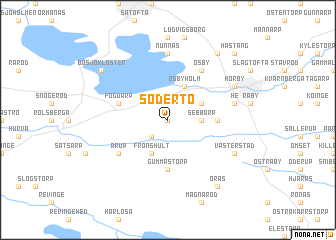 map of Söderto