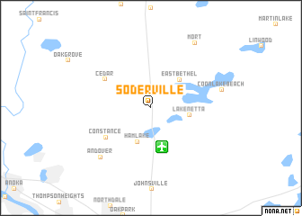 map of Soderville