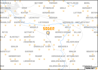 map of Söder