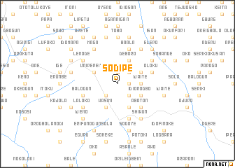 map of Sodipe