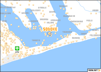 map of Sodokè