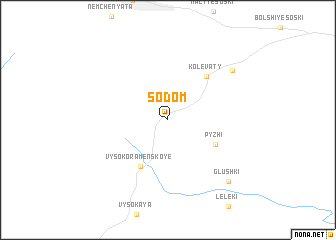 map of Sodom