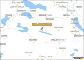 map of Södra Ängen