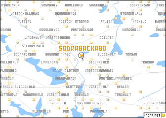 map of Södra Backabo