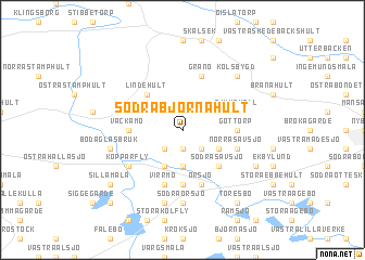 map of Södra Björnahult