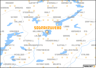 map of Södra Kruvebo
