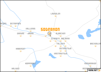 map of Södra Mon