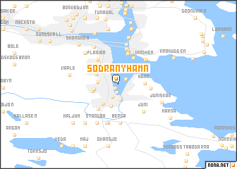 map of Södra Nyhamn