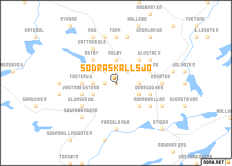 map of Södra Skallsjö