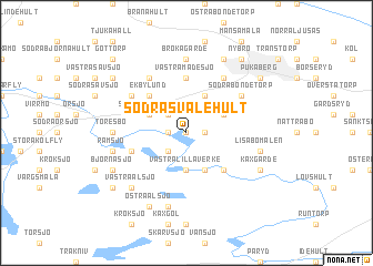 map of Södra Svalehult