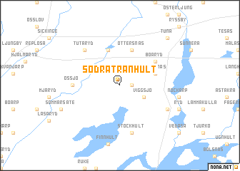 map of Södra Tranhult