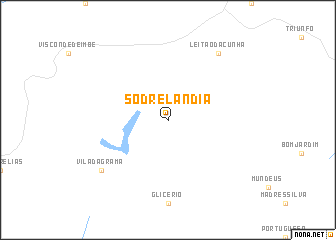 map of Sodrelândia